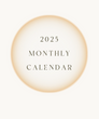 2025 Digital 12 Month Calendar